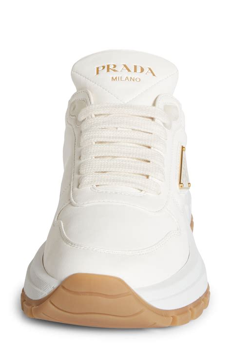 prada sneakers no lace.